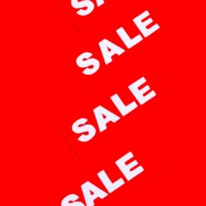 Everything on sale!!!